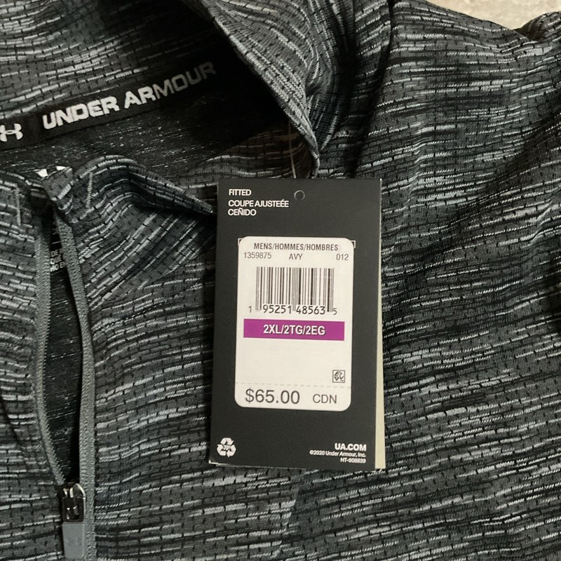 Under Armour Seamless Lightweight 1/2 Zip Shirt Mens Size XXL 1359875 012 gallery