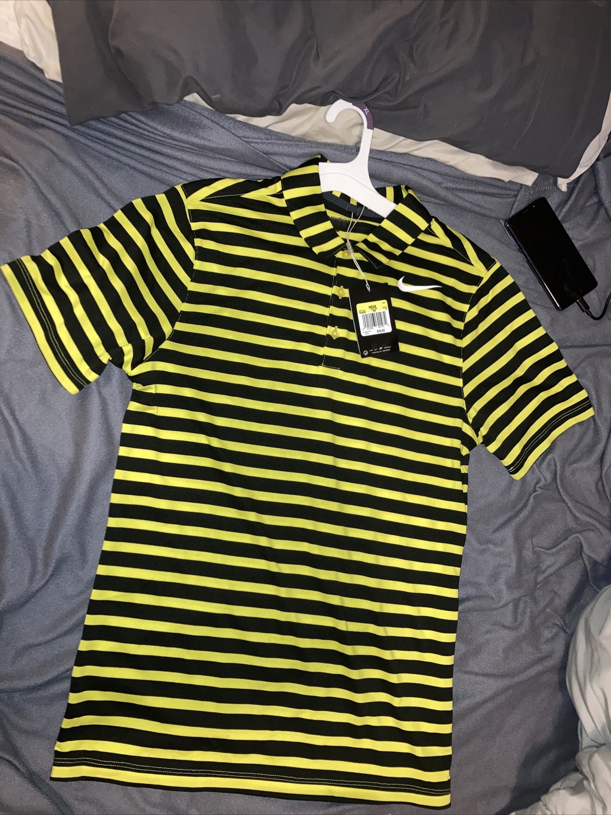 Nike Golf Shirt Small Yellow And Black gallery