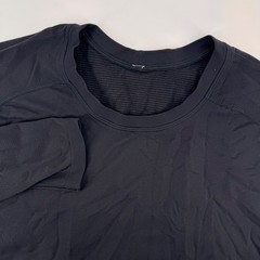 Lululemon Metal Vent Tech Shirt Mens XXL Black Long Sleeve Seamless Athletic