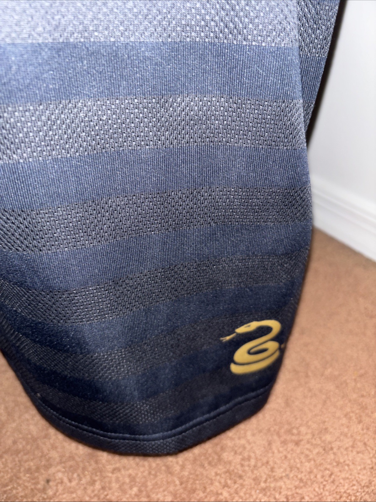 Adidas BIMBO Pregame Short Sleeve Soccer Jersey Navy Size Med gallery