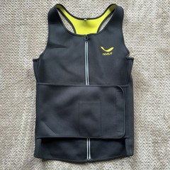 Men’s Sweat Vest Body Shaper Zipper Slimming Sauna Tank Top Neoprene Compression