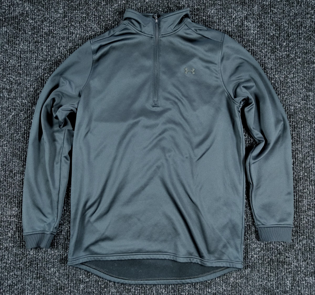 Under Armour ColdGear Loose Fit 1/4 Zip Pullover Charcoal Size LG Tall-M0048 gallery