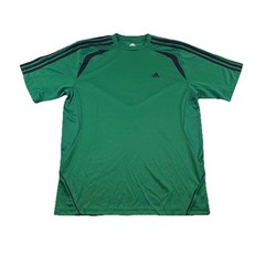 Adidas Clima 365 Cool Motion T Shirt Mens M Green Navy NWT Short Sleeve