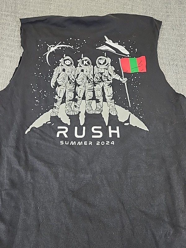 Phi Kappa Psi Tank Top Summer Rush 2024 Astronaut Black Men's Size M Fraternity gallery