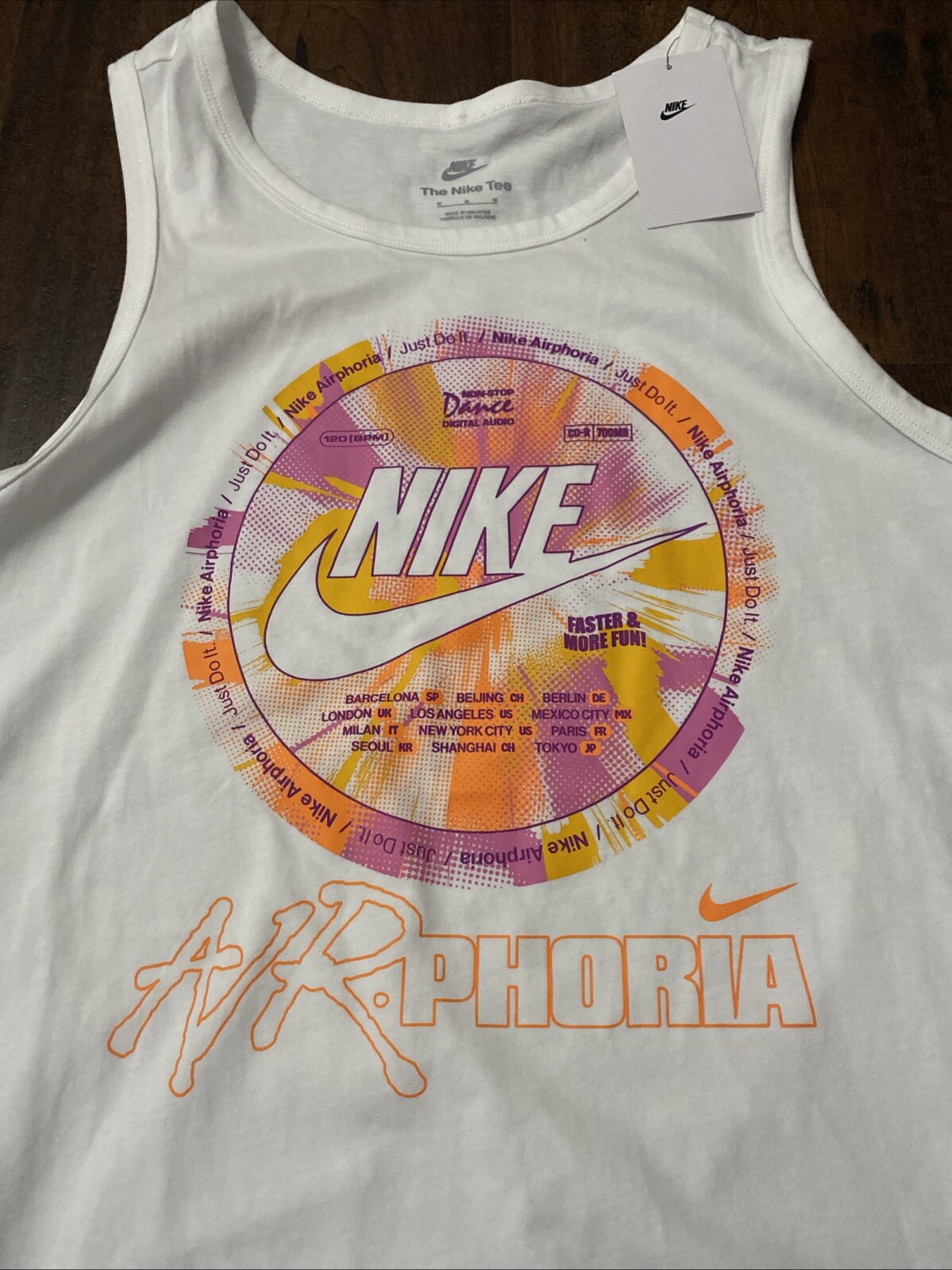 NWT Men's The Nike Airphoria DANCE FV3726 Just Do it Tank Top. A5 gallery