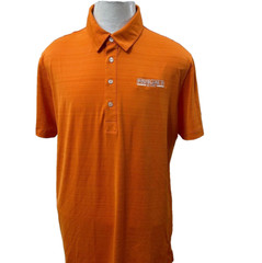 Puma DryCell Men’s Size L Solid Orange Athletic Golf Tennis Polo Shirt