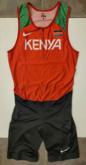 Nike Kenya Pro Elite Track and Field Olympic Speedsuit / Singlet Men’s Sz Large