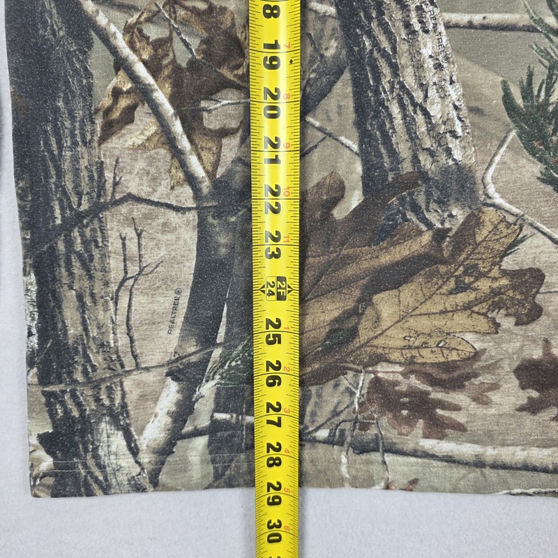 Realtree AP Camouflage Men's Shirt XL Longsleeve Logo Faded Hunting Outdoors gallery