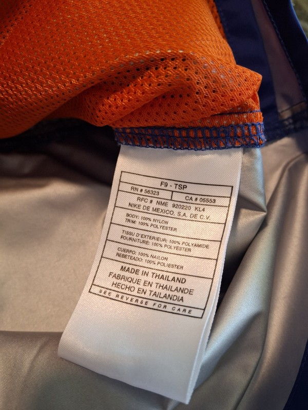 NIKE TEAM Issue Florida Gators Pullover Warmup Rain Windbreaker NCAA 2XL XXL gallery