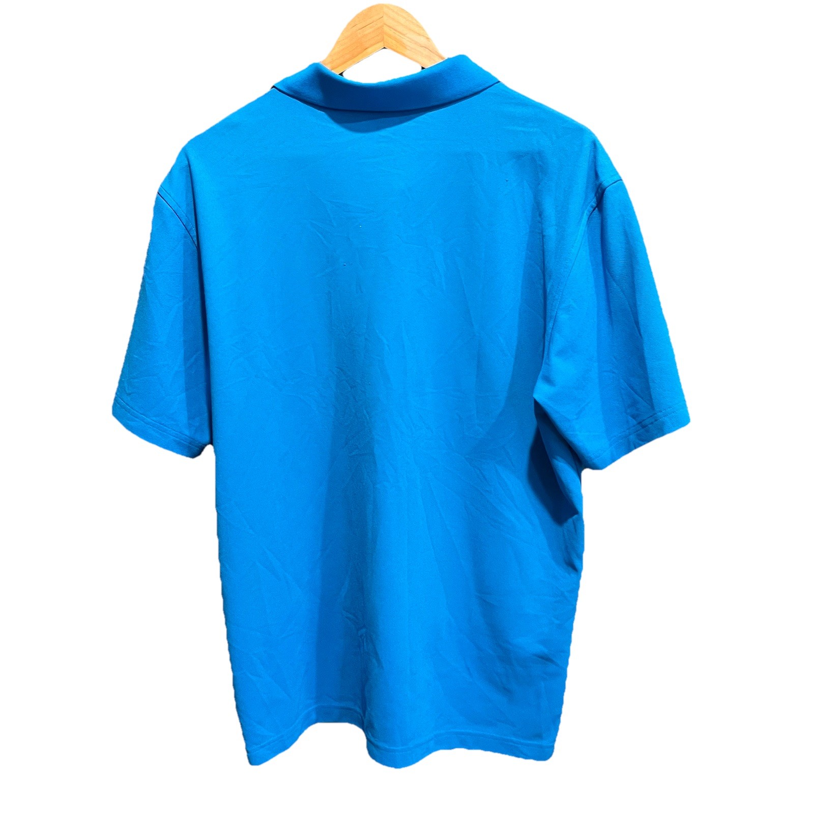 Masters Tech Blue Short Sleeve Men's Activewear Golf Polo T-Shirt Size Large gallery