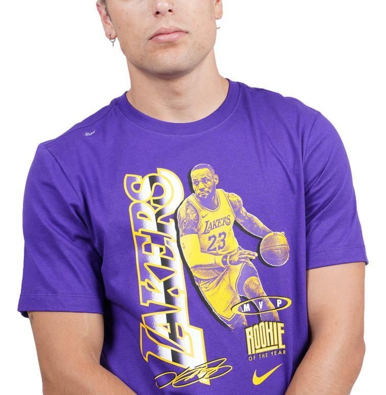 Nike NBA LeBron James Select Series MVP Lakers Men's T-Shirt DH3716-547 gallery