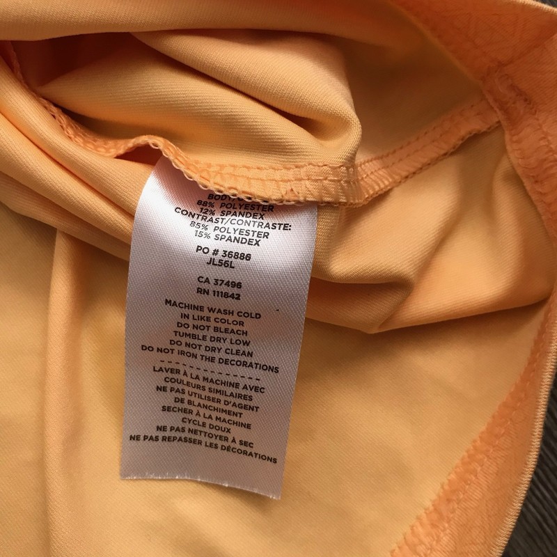 Levelwear Ocean Reef Golf Club 1/2 Zip Pullover Mens MEDIUM Orange Stretch NWT gallery