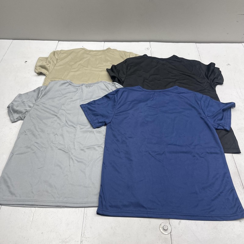 Roadbox 4 Pack Shirt Mens Small Multicolor Short Sleeve Mesh Performance Tee gallery