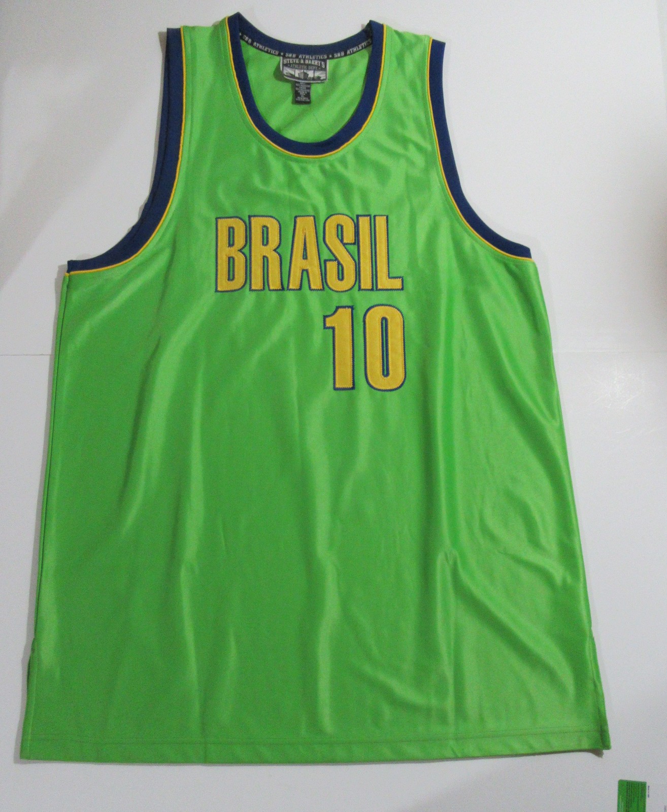Steve & Barry's Mens Brasil Basketball Jersey Heavyweight Tank Top Size XL New gallery