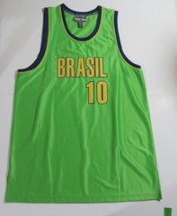 Steve & Barry’s Mens Brasil Basketball Jersey Heavyweight Tank Top Size XL New