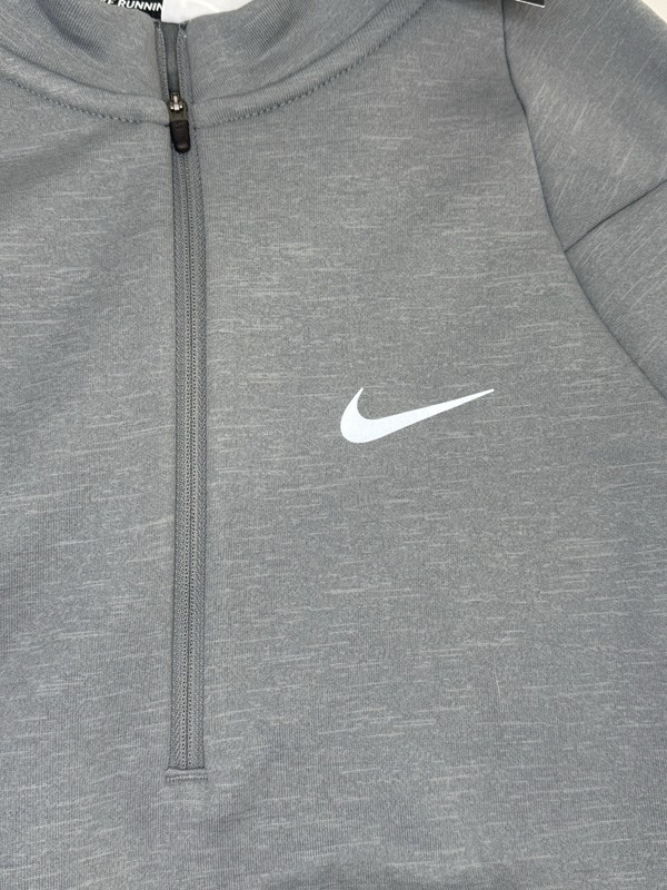 Nike Sweater Mens Small Gray Running Pullover 1/2 Zip Therma-Fit Element Repel gallery