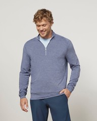 Vaughn Striped Performance 1/4 Zip Pullover johnnie-O Mens Size XXL (7844777)