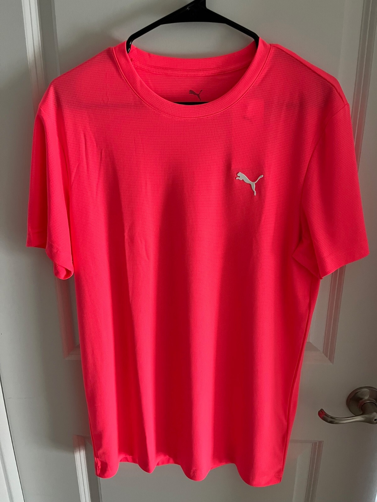 Puma Golf T-Shirt Fairway SS Tee Sunset Glow Pink Size Medium 635008-02 gallery