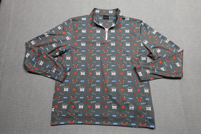 Fore Fathers Quarter Zip Mens XL Gray Isuzu Trucks Allison Transmission EV Golf gallery