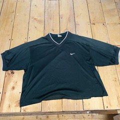 Vintage 90s Nike White Tag Mesh Jersey XL Green Soccer Jersey Streetwear