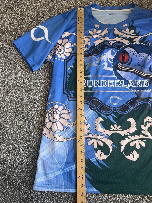Beyond Limits Running Runderland Frog Tropical Forest Shirt Men 2XL USA RARE WW gallery