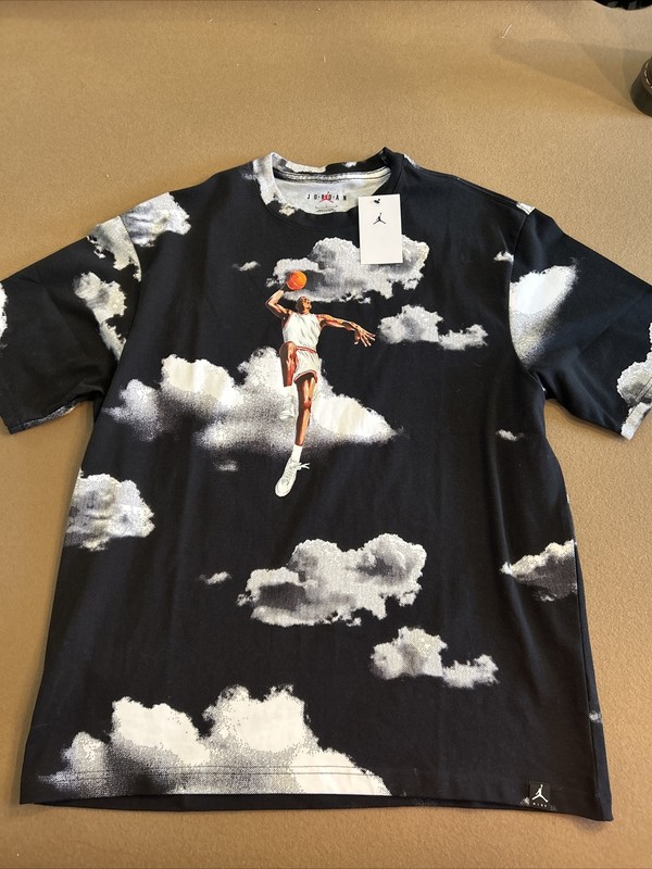 Nike Air Jordan Essentials Statement 85 Print T-Shirt Top Size Large DM1436 010 gallery