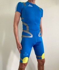 Adidas PowerWeb mens running suit. Rare spandex suit. Authentic item. Sz S