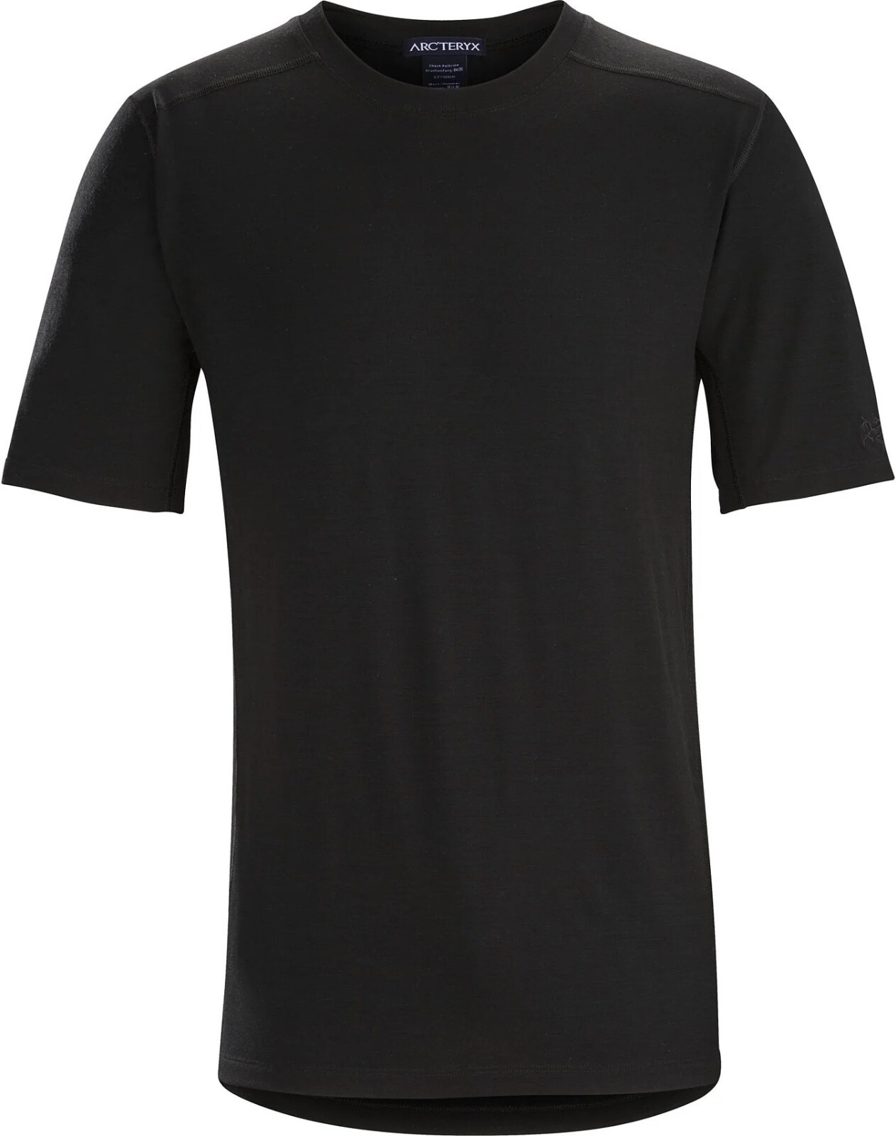 NWT Mens Arc’teryx Leaf Black Cold WX Short Sleeve Wool Shirt AR sz S gallery