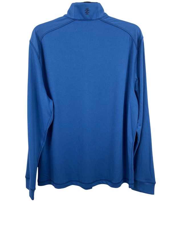 Izod Golf Swingflex Elite Quick-Dry Blue 1/4-Zip Pullover Mens Size M gallery