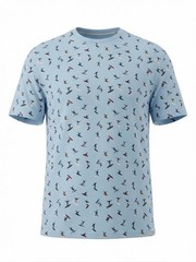 Free Planet Surfer Graphic T‑Shirt Men’s 2XL Blue