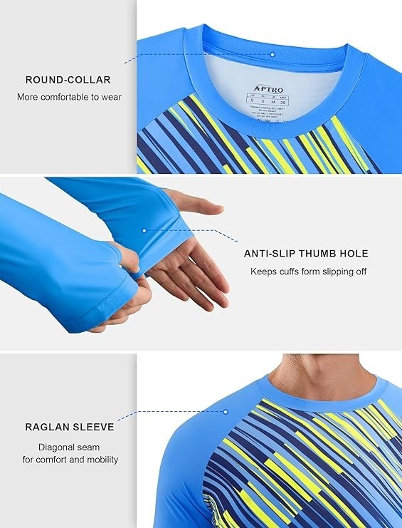 Men'S Sun Protection UPF 50+ Long Sleeve Fishing Shirt for Men Quick Dry UV Rash gallery