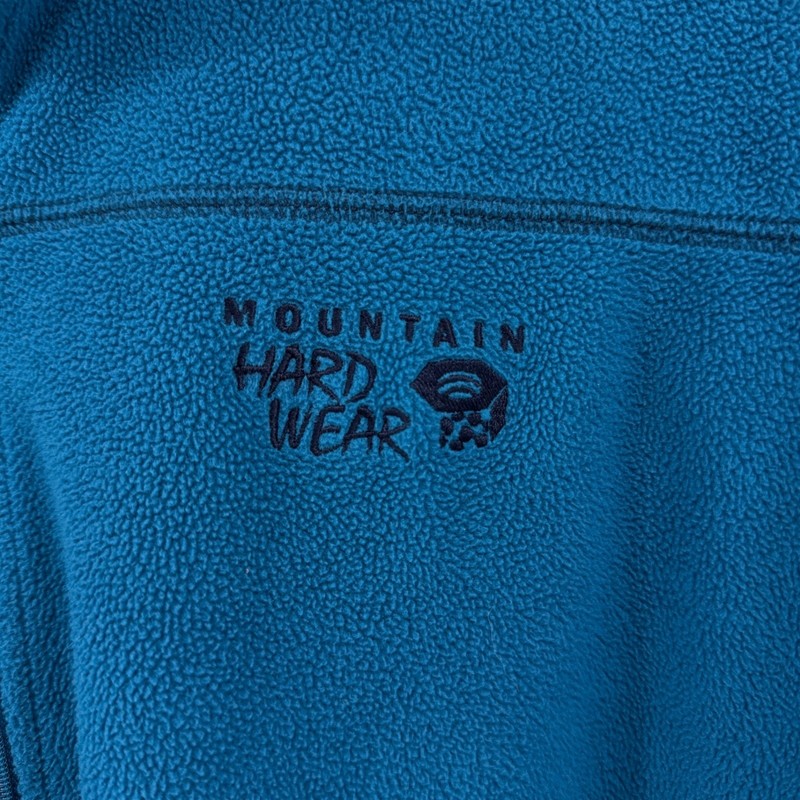 Mountain Hardwear Fleece Pullover Mens XL Teal Blue Quarter-Zip Sherpa Layer gallery