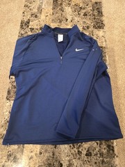 Mens Nike Stride XL Repel Half Zip Running Top