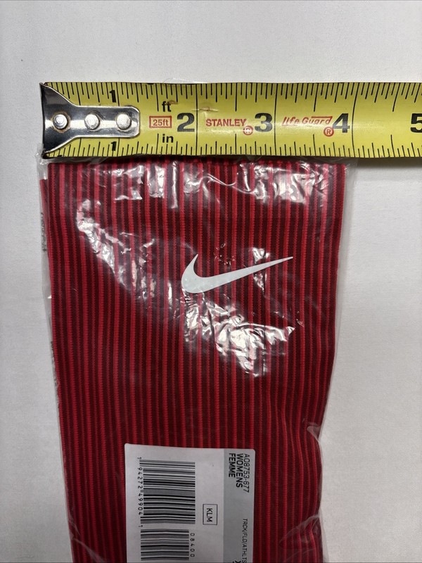 Nike Pro Elite Women’s Arm Sleeves Color Red & Black Track And Field Size XS gallery