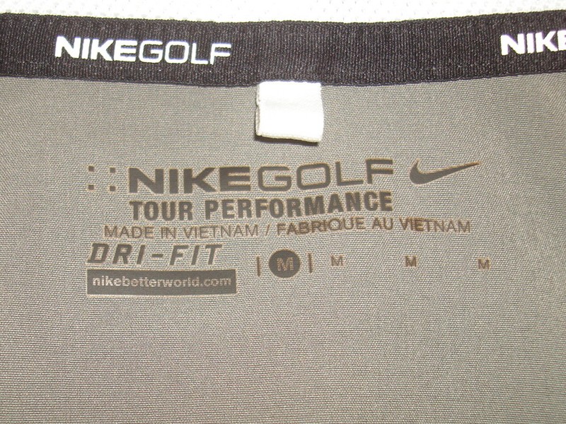Mens Nike Golf Tour Performance 2-Tone Gray Poly L/S 1/2 Zip Pullover Sz. M gallery