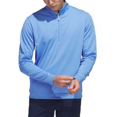 New Adidas Elevated Blue Fusion 1/4 Zip Pullover Men’s Small $90 IB4538