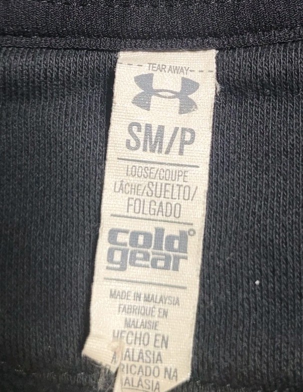 Under Armour Cold Gear 1/4 Zip Pullover Jacket Loose Mens Size S Black Quality gallery