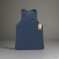 Nike AeroSwift Dri-FIT ADV Gym Running Singlet Dark Blue FN4231-491 Men Sz SMALL