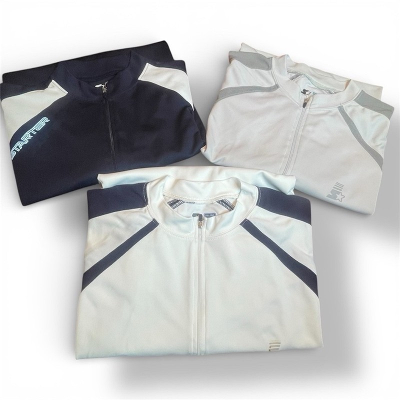 Starter Dri-Star Athletic Quarter-Zip Pullover T-shirts Set - Size L (3 Pack) gallery