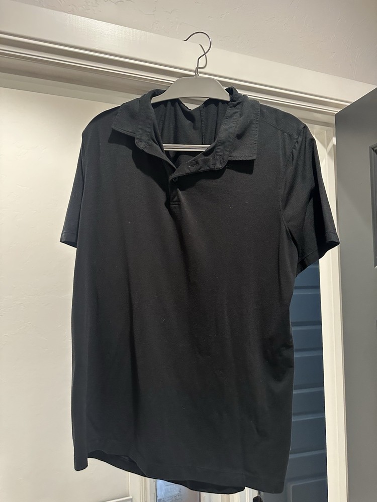 Black Lululemon Vent Tech Polo XL
