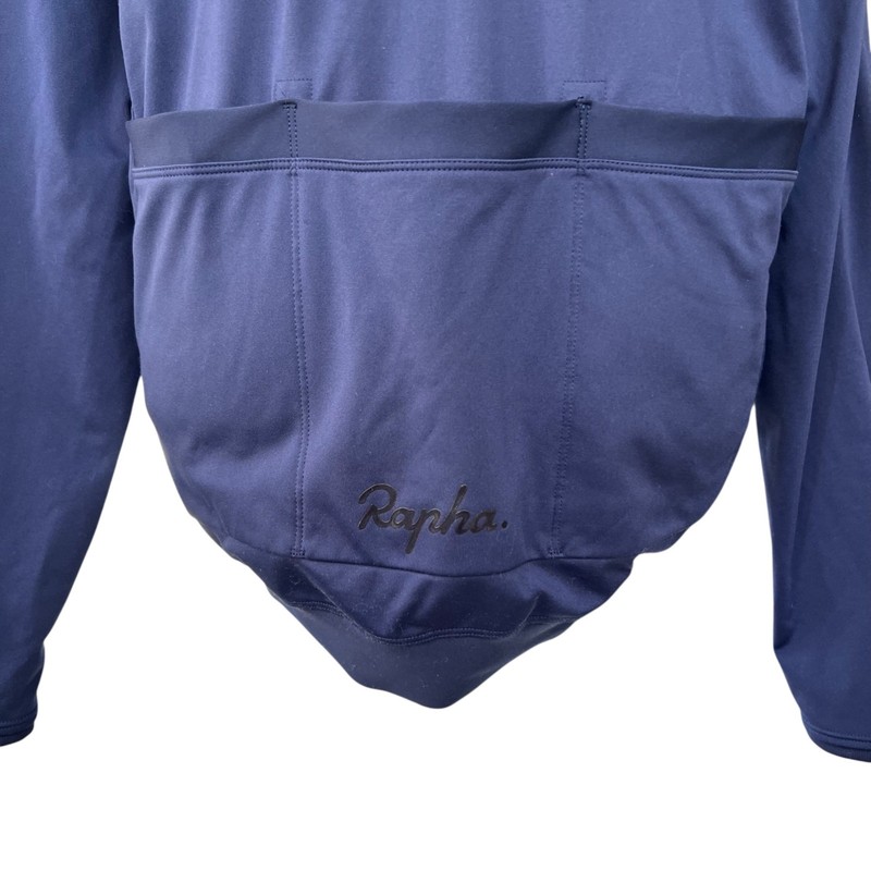 Rapha Men's Long Sleeve Core Micro Fleece Lined Jersey Full Zip Navy Blue Sz XL gallery