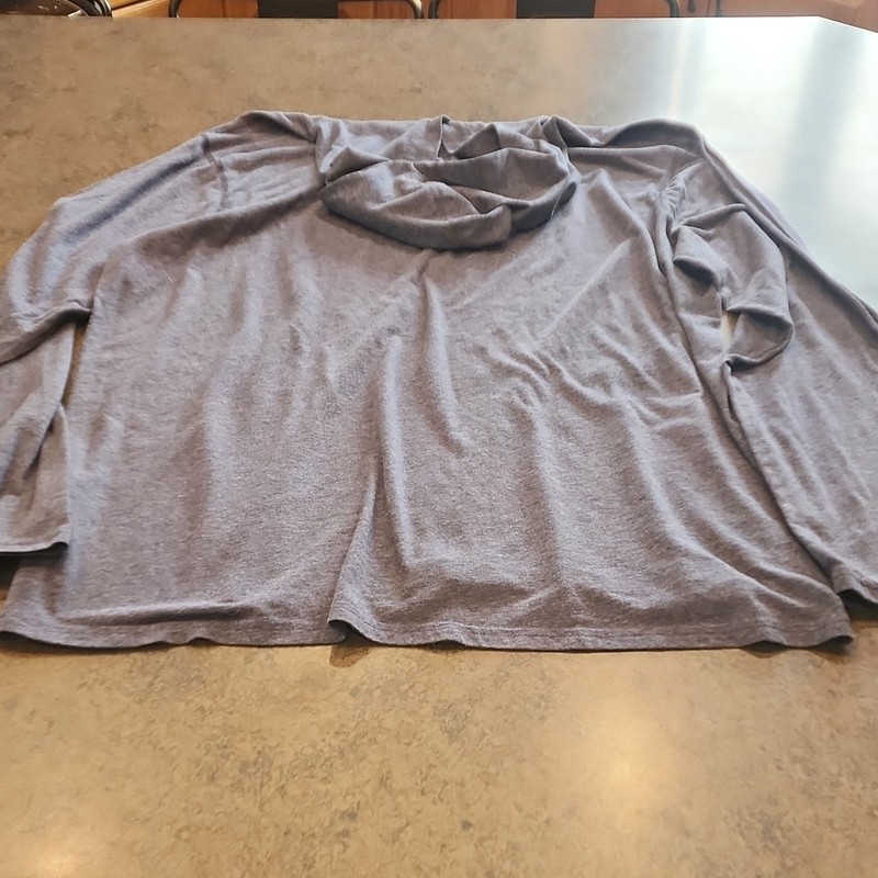 Mizuno Performance Men's Gray Lightweight Long Sleeve Crew Neck T-Shirt XXXL gallery