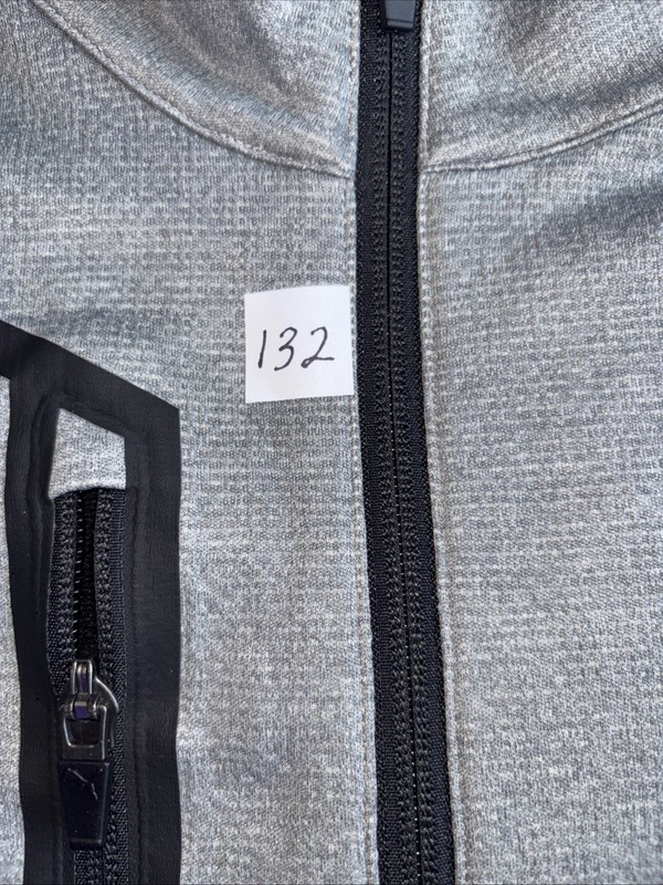 Puma DryCell 1/4 Zip Mock Neck Pullover Gray Men's Size XL Zipper Pocket gallery