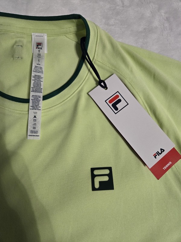 Fila Tennis Center Court Ace Shirt Men's Medium $85 NWT TM511111 Seamless... gallery