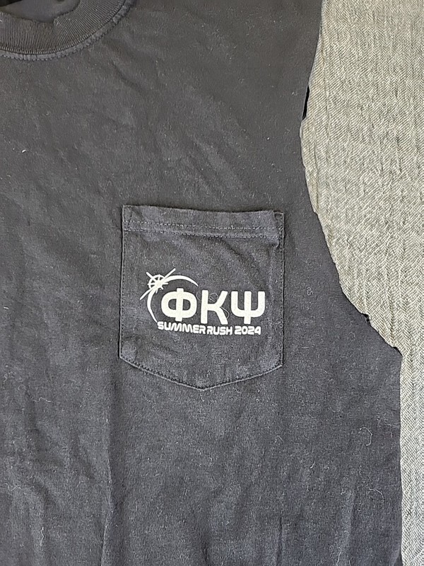 Phi Kappa Psi Tank Top Summer Rush 2024 Astronaut Black Men's Size M Fraternity gallery