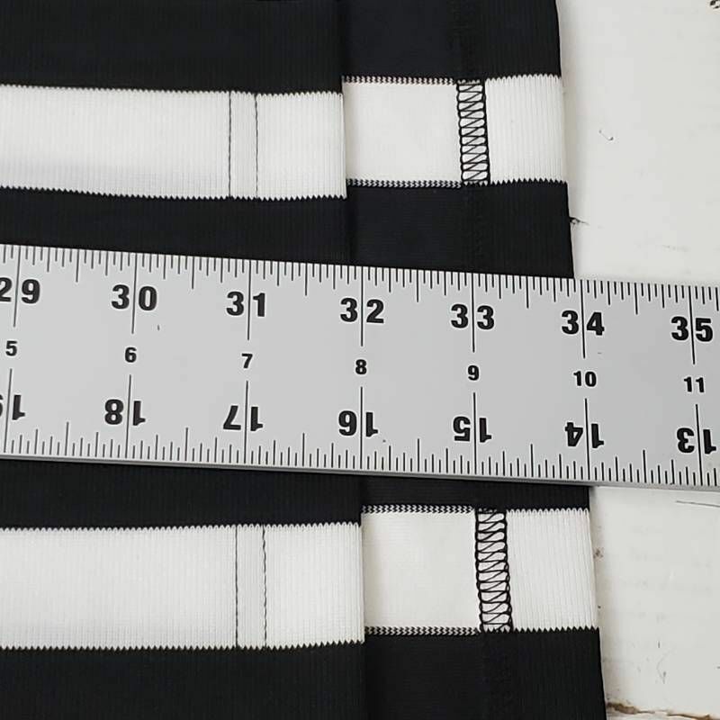 Adams Smitty Mens Football Referee Shirt White Stripe Long Sleeve Pocket L New gallery
