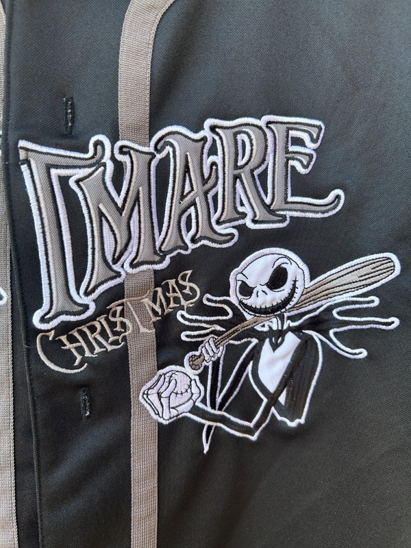 Disneyland Retro Y2K Nightmare Before Christmas Jack Zero Medium Baseball Jersey gallery