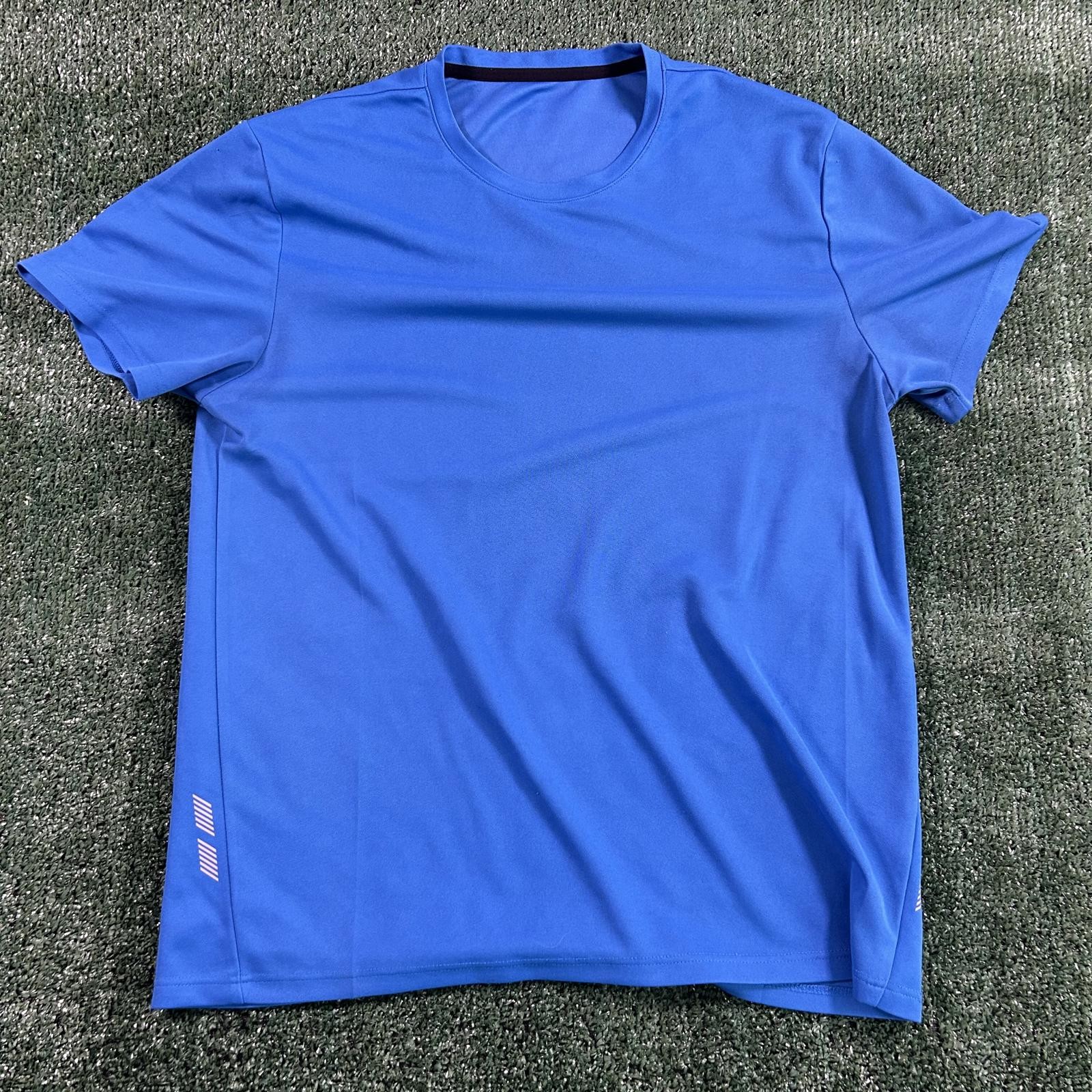 Men's Blue Athletic T-Shirt. Size medium gallery