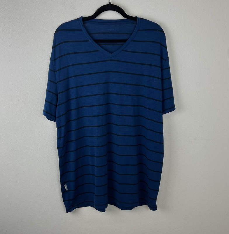Icebreaker Tech Lite Short Sleeve V Neck T-shirt Men’s Sz 2XL? gallery