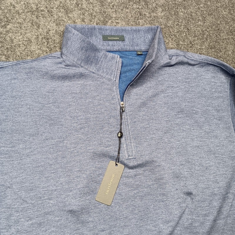 Turtleson wallace quarter-zip pullover navy large NWT original packaging gallery